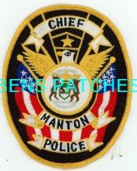 MICHIGAN,MANTON POLICE CHIEF 1